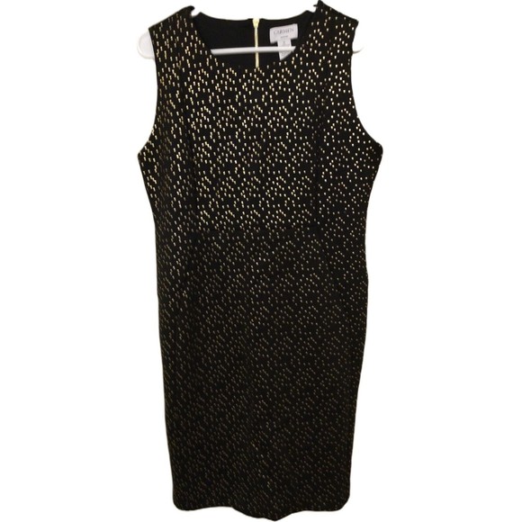 Carmen. Marc Valvo. LBD. Pattern. Dress - Women's. Size 12. Half back zippered. - Picture 1 of 3